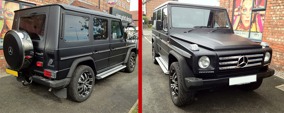 Mercedes Wraps in Manchester