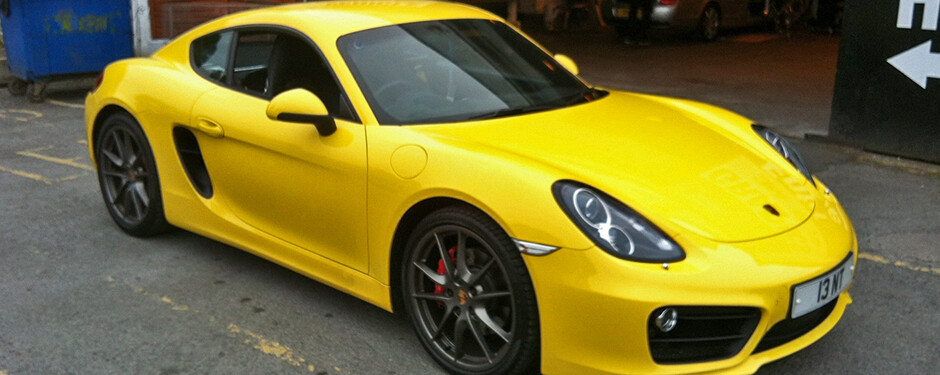 Porsche Wraps Manchester