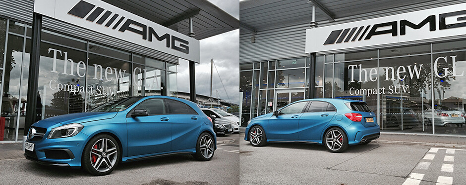 Mercedes Wraps in Manchester