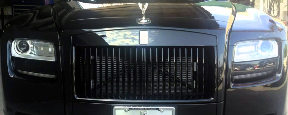 Rolls Royce Chrome trim wrap and repair services