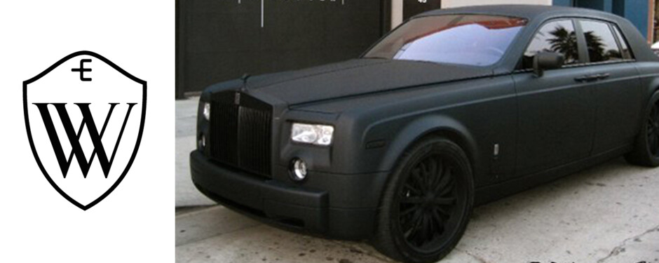 Rolls Royce Chrome trim wrap and repair services
