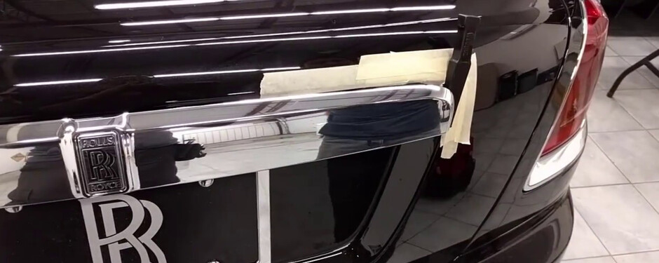 Rolls Royce Chrome trim wrap and repair services