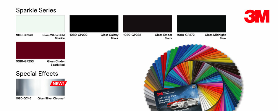 Complete Vehicle Wrap Colour Range