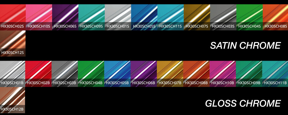 Hexis Vehicle Wrap Colours in Manchester