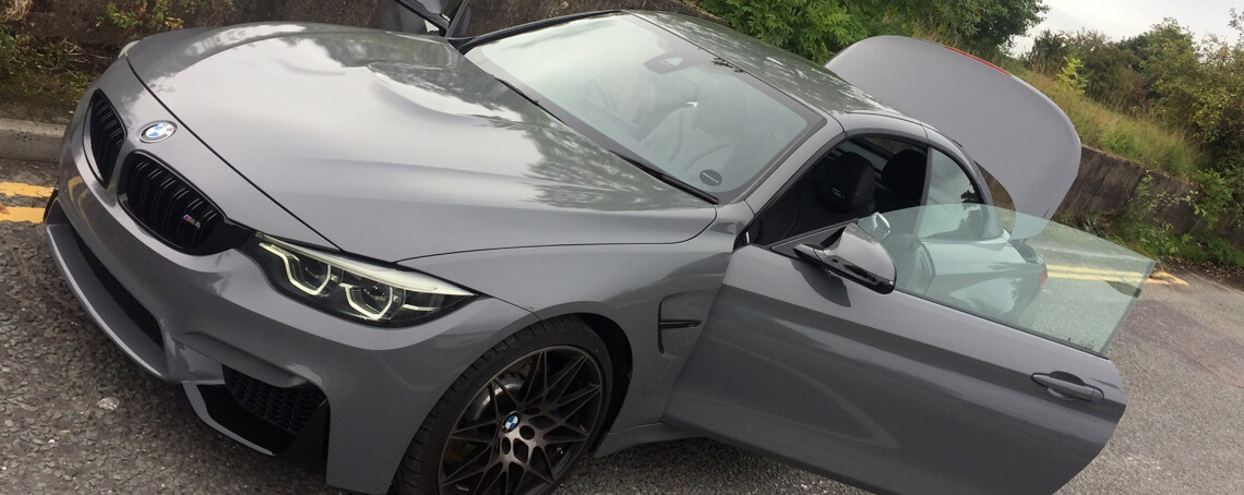 BMW M4 wrapped in Nardo Grey - Manchester / Cheshire