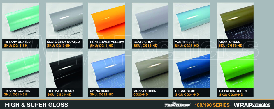 TeckWrap - Vehicle Wrapping Vinyl Colours