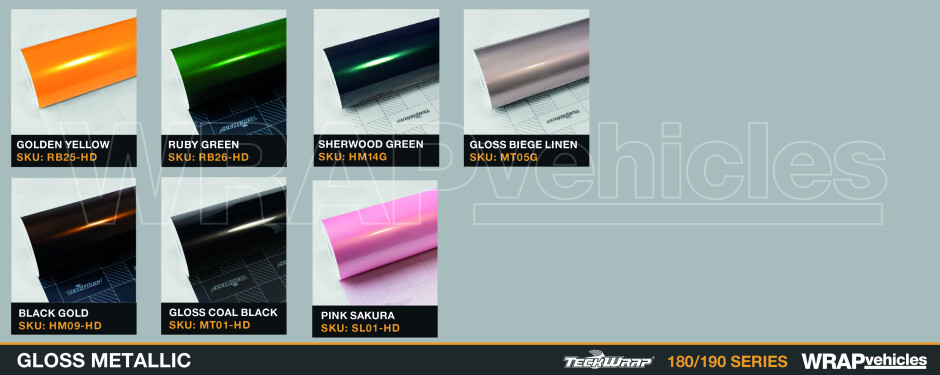 TeckWrap - Vehicle Wrapping Vinyl Colours