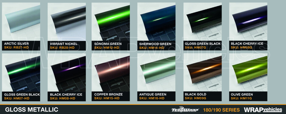 TeckWrap - Vehicle Wrapping Vinyl Colours