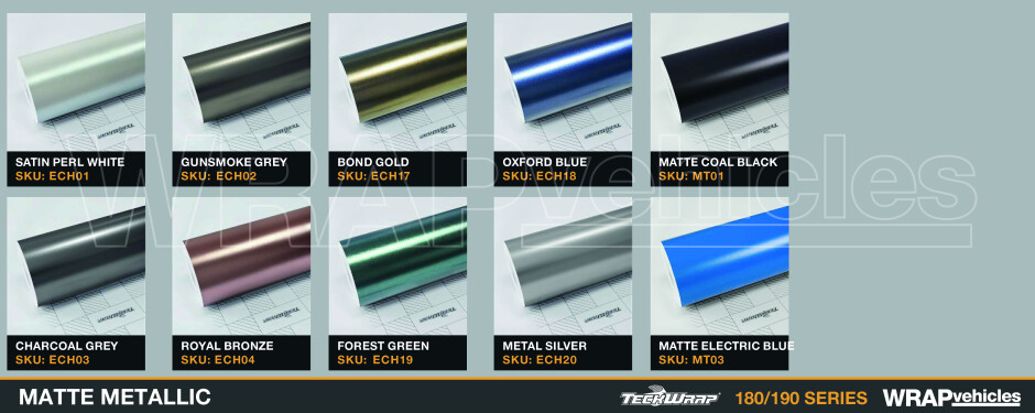 TeckWrap - Vehicle Wrapping Vinyl Colours
