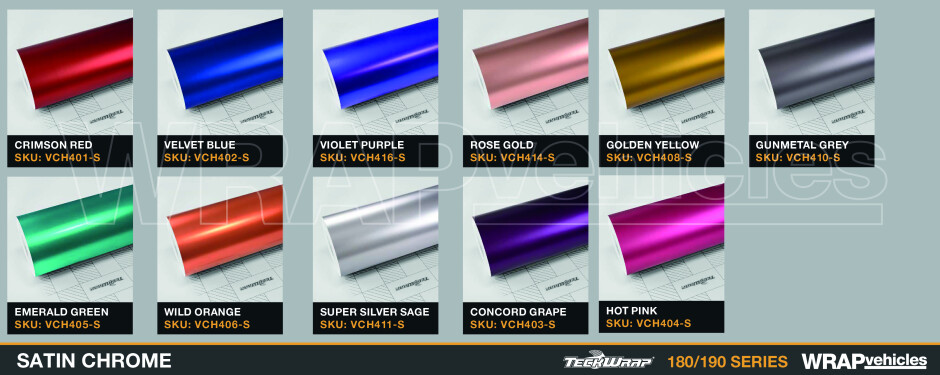 TeckWrap - Vehicle Wrapping Vinyl Colours