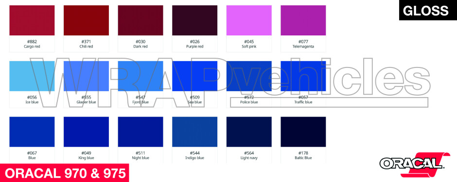 Oracal Wrap Vinyls