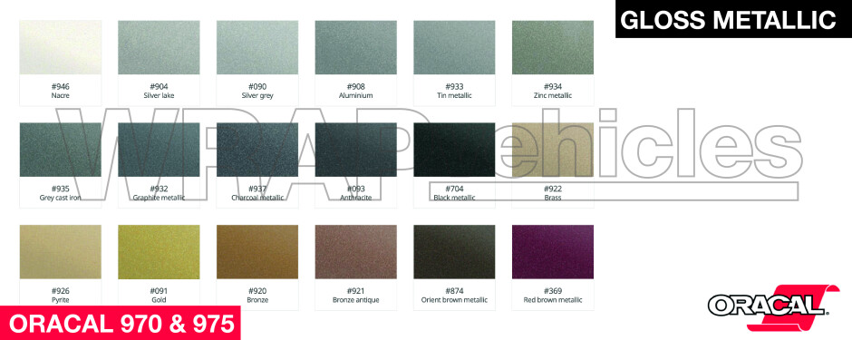 Oracal Wrap Vinyls